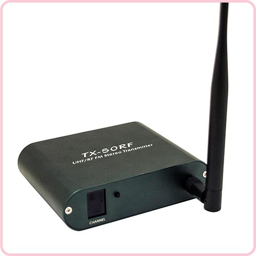 TX-50RF High performance wireless silent disco transmitter with